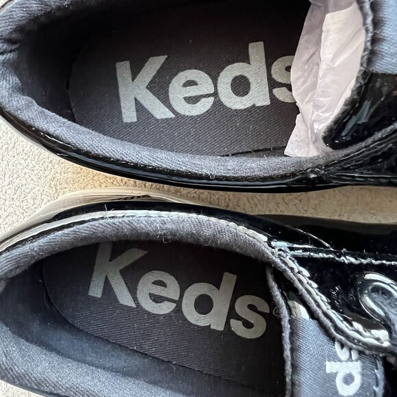 Keds Jump Kick Duo Black Patent Leather Women US 6 Casual Athleisure WH68092 - Picture 13 of 16